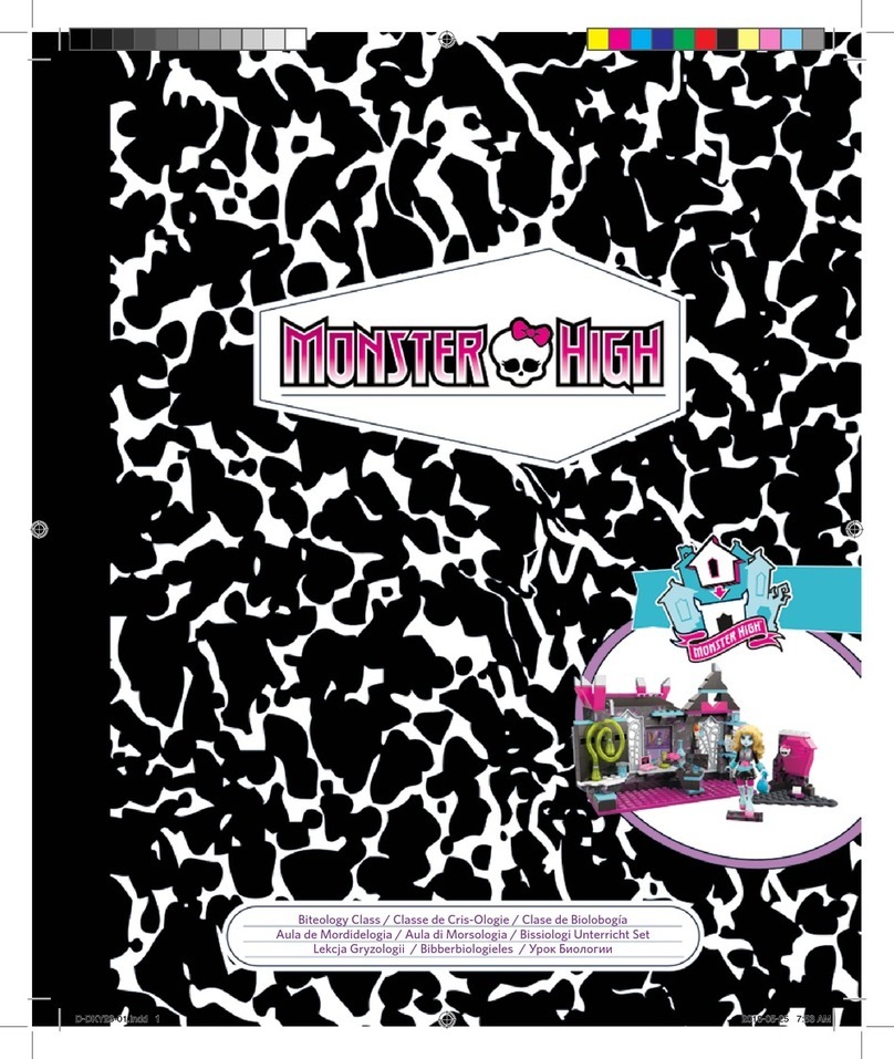 Monster High LAGOONA Assembly instructions