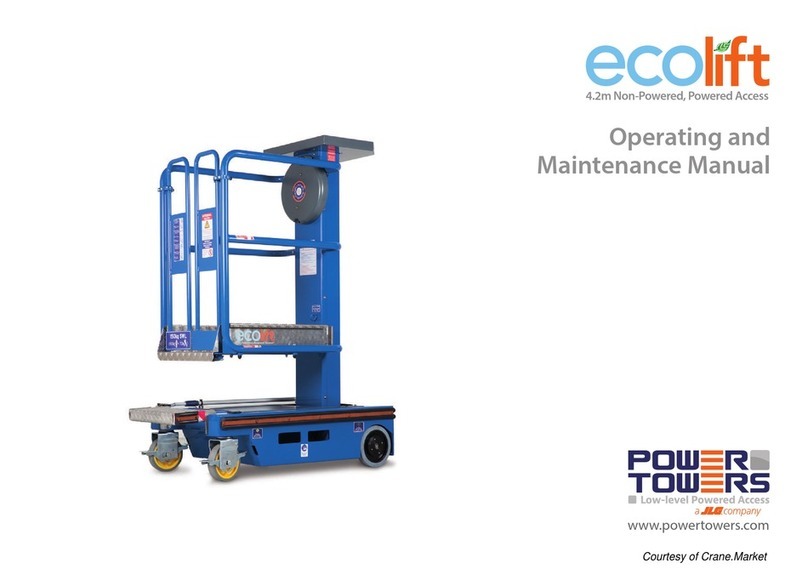 Power Towers EcoLift Operating and maintenance manual