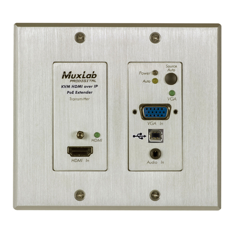 MuxLab 500777-TX User manual