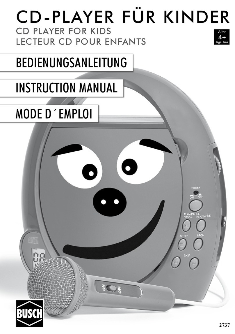 BUSCH 2737 Installation and Operators Instruction Manual