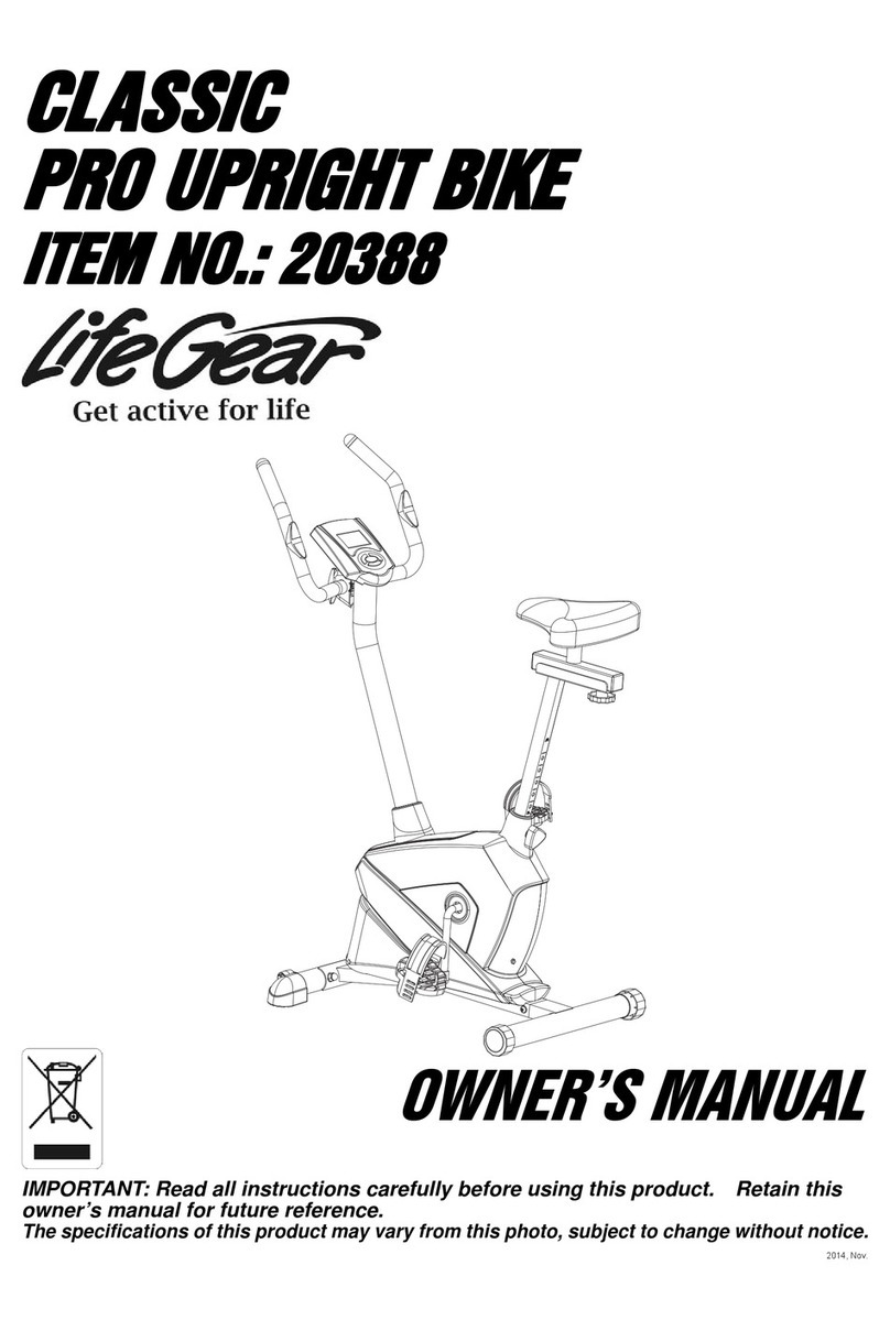 Life Gear CLASSIC PRO owner's manual