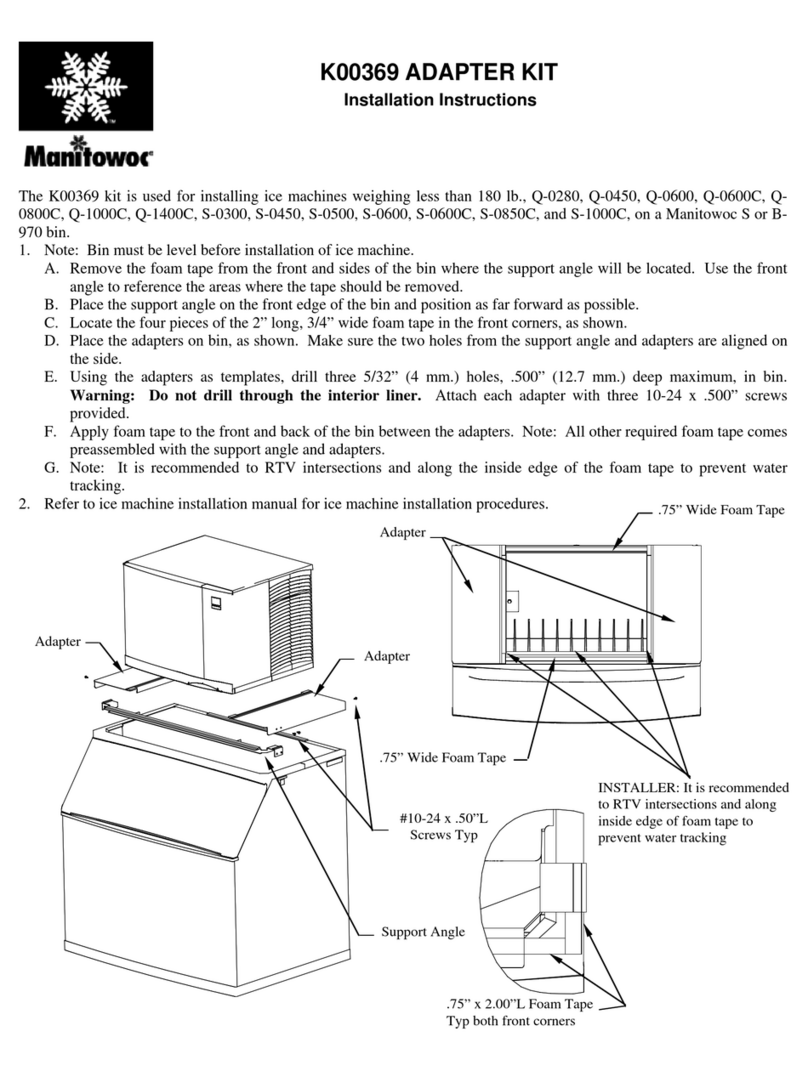 Manitowoc K00369 User manual