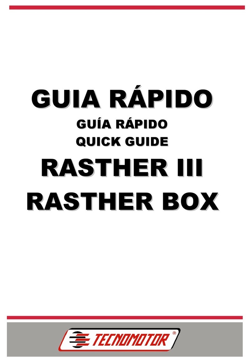 TECNOMOTOR RASTHER III quick guide