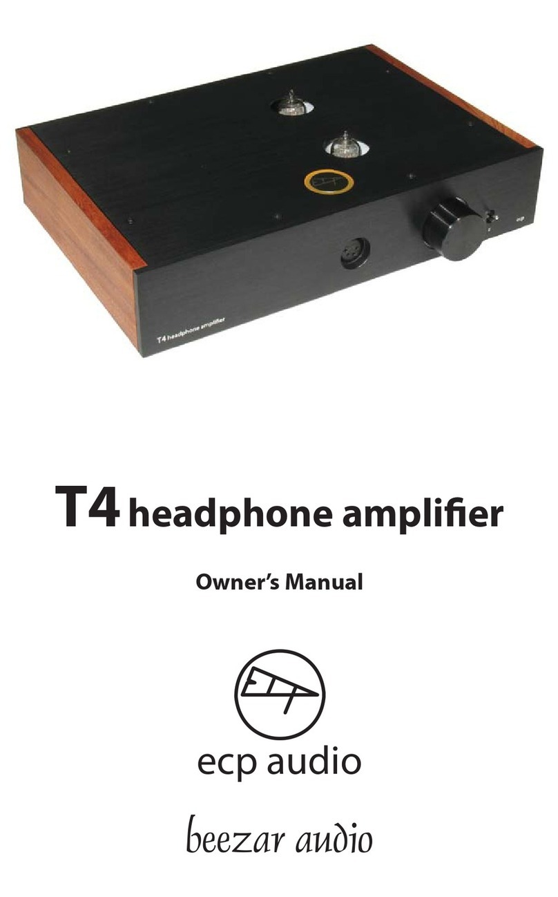 Beezar Audio ecp audio T4 owner's manual