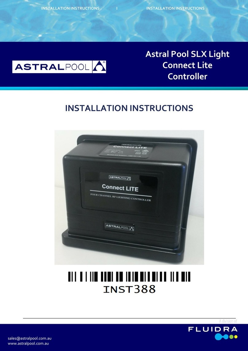 fluidra Astral Pool SLX Light Connect Lite installation instructions