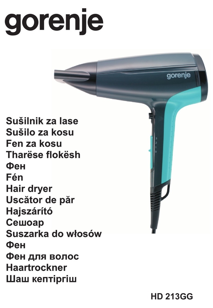 Gorenje HD 213GG instruction manual