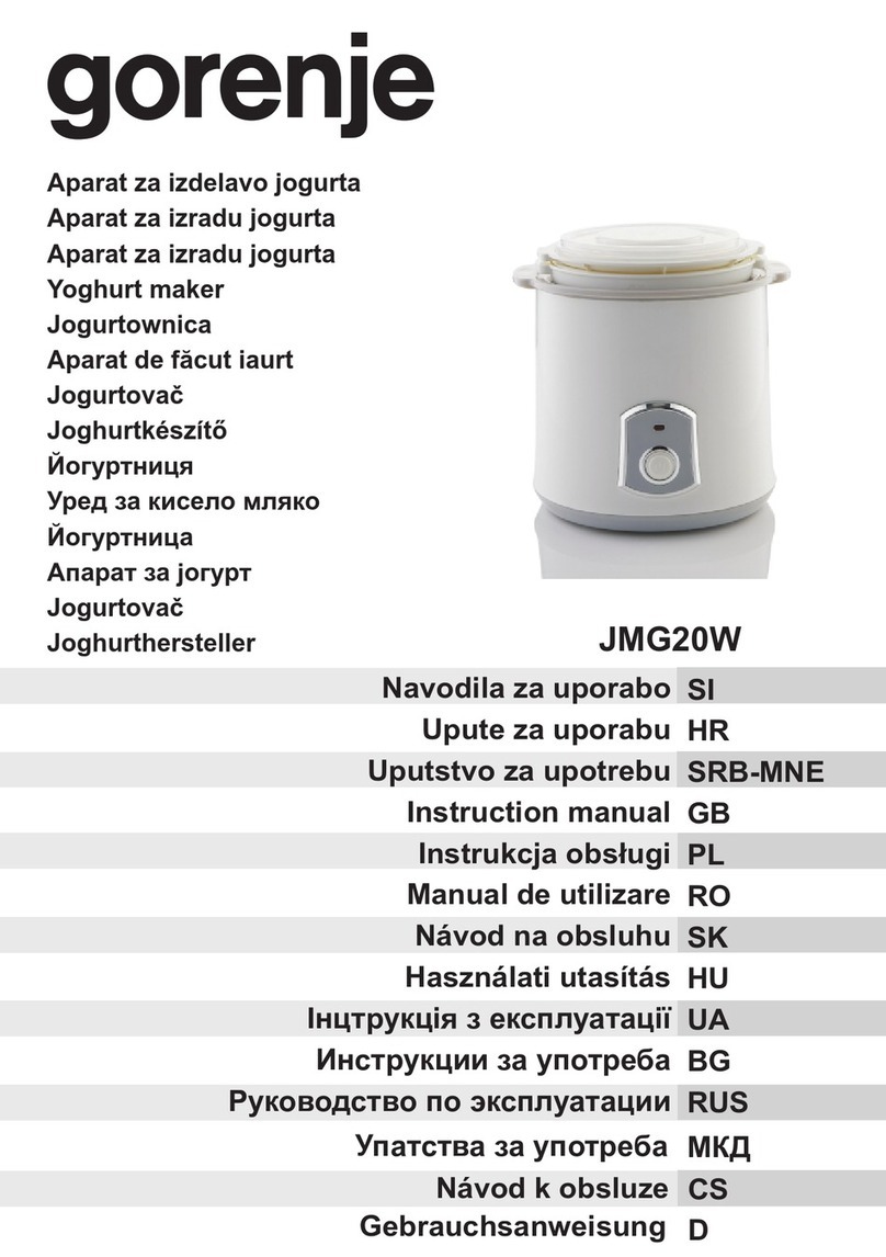 Gorenje JMG20W instruction manual