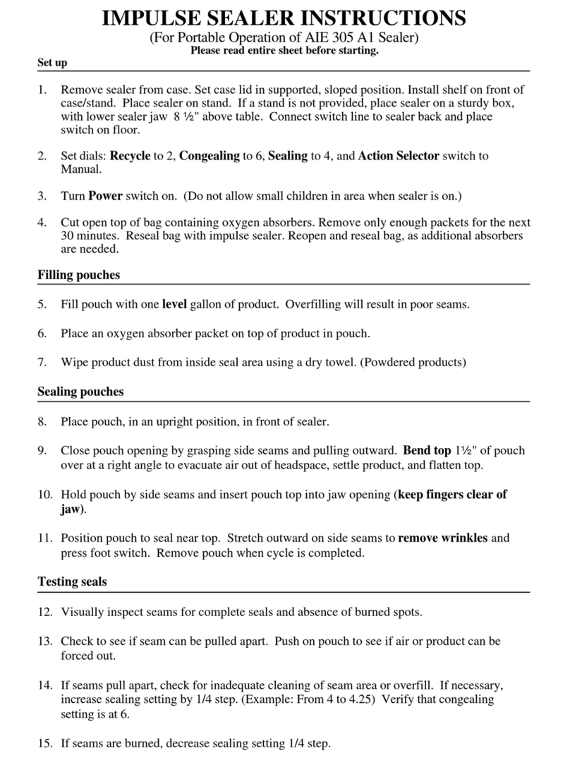 AIE 305 A1 instructions