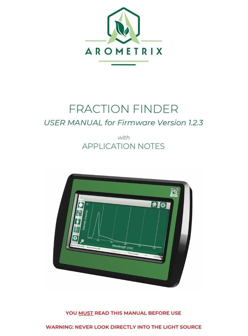 Arometrix FRACTION FINDER User manual