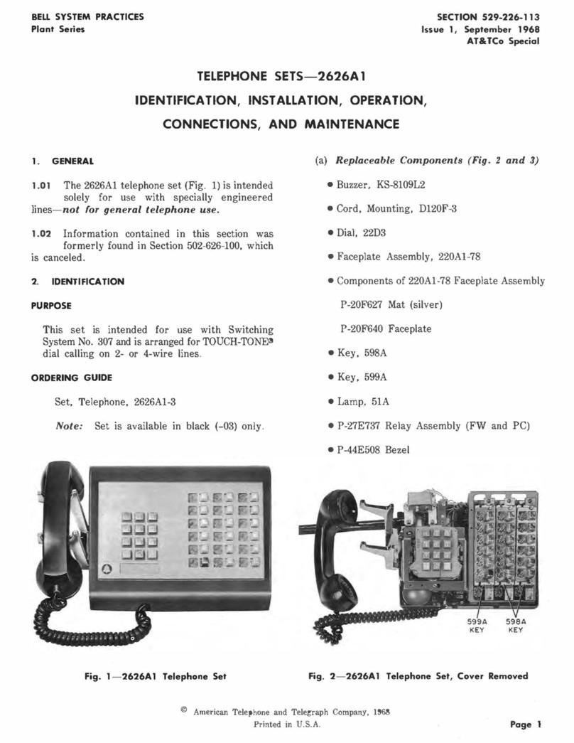 Bell System Practices Plant Series Owner's manual