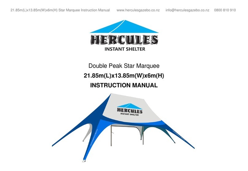 Hercules Double Peak Star Marquee User manual