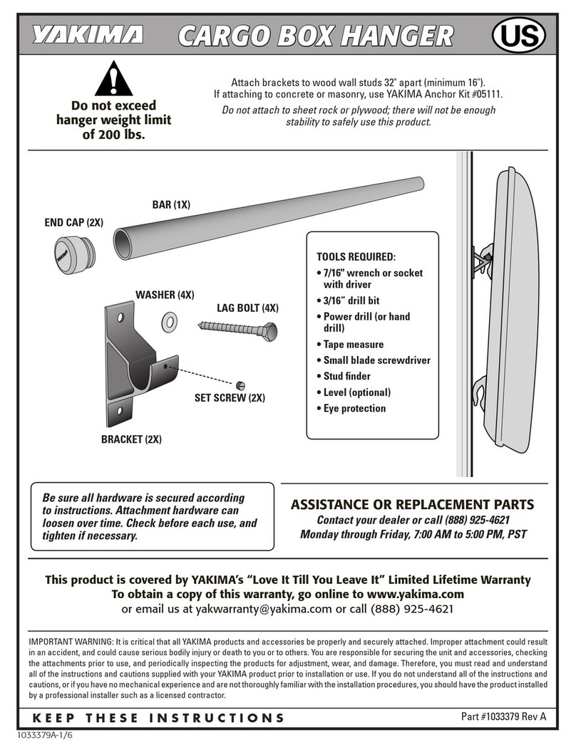 Yakima 8007144 instructions