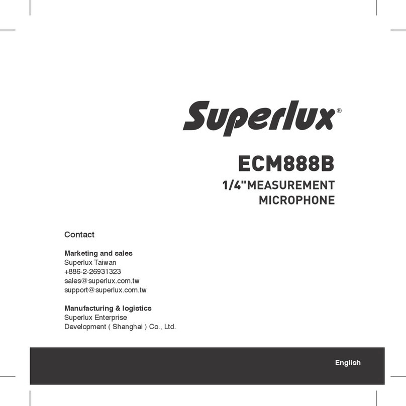 Superlux ECM888B manual