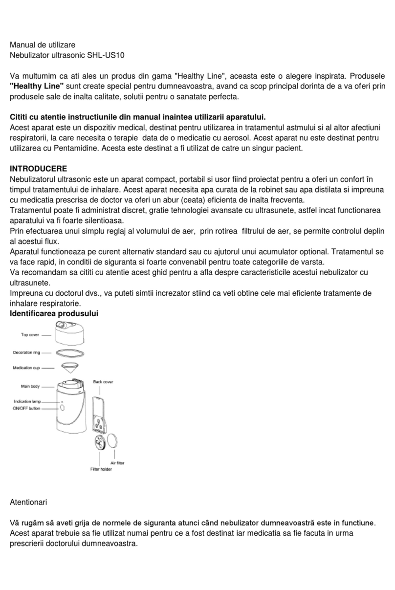 HealthyLine SHL-US10 User manual