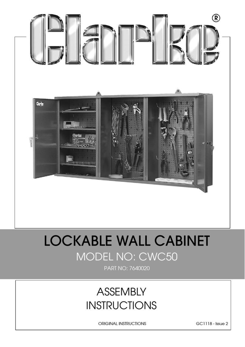 Clarke CWC50 Assembly instructions
