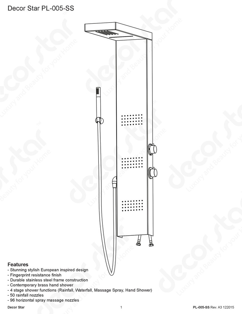 Decor Star PL-005-SS manual