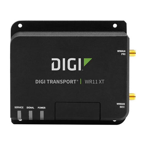 Digi TransPort WR11 User manual Digi TransPort WR11 User manual