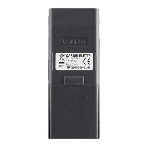 Cardin S48 Series manual