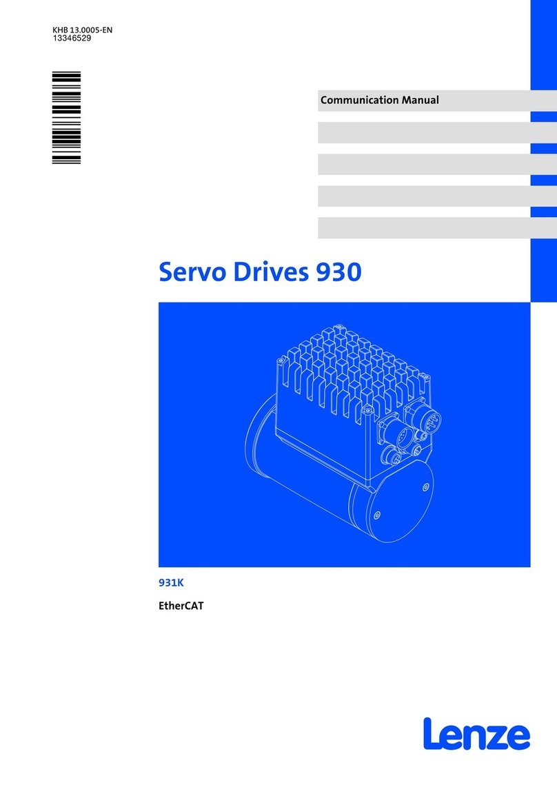 Lenze 931 Series Communications manual