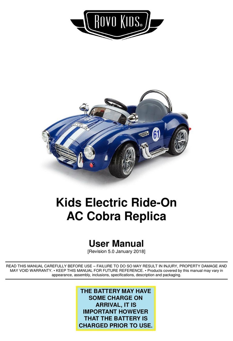 Rovo Kids AC Cobra Replica user manual