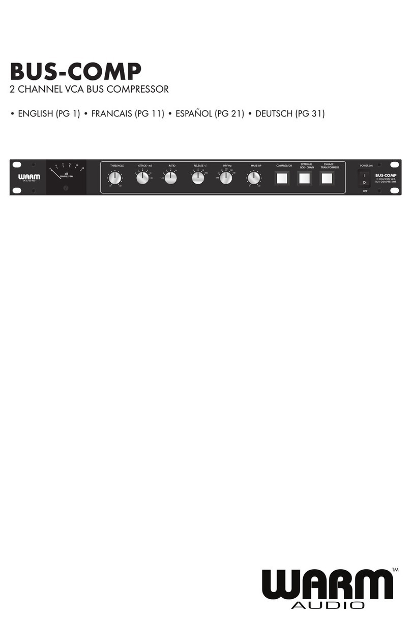 Warm Audio BUS-COMP manual