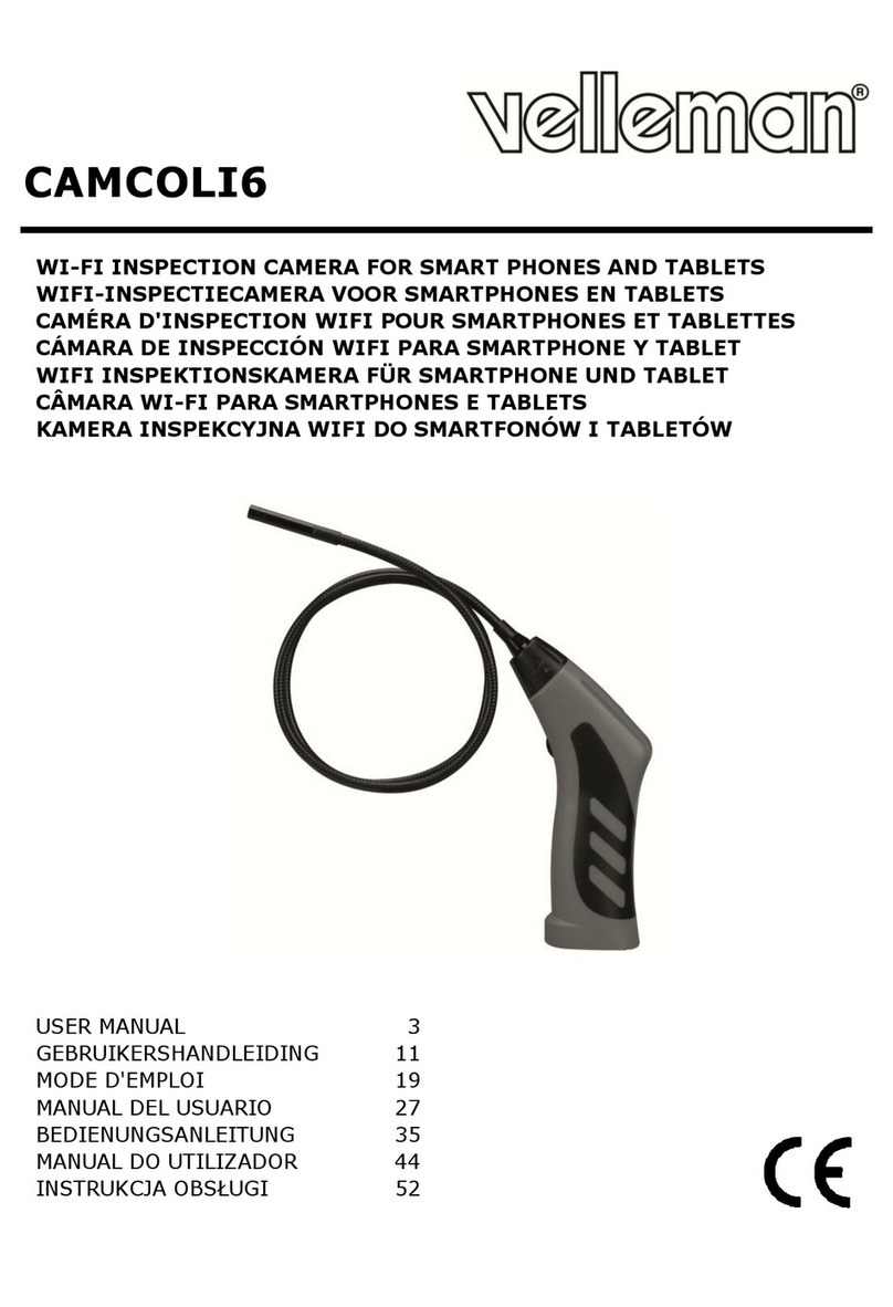 Velleman CAMCOLI6 User manual