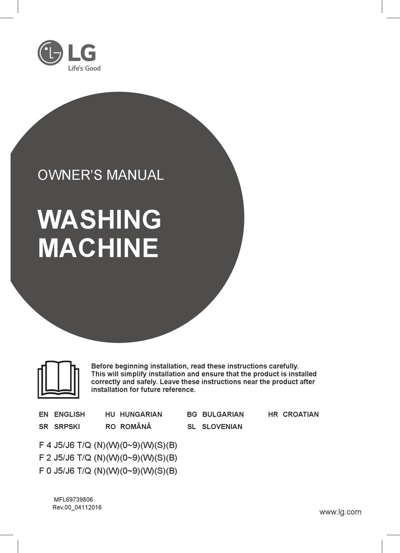 LG F 4 J5 T Series owner's manual