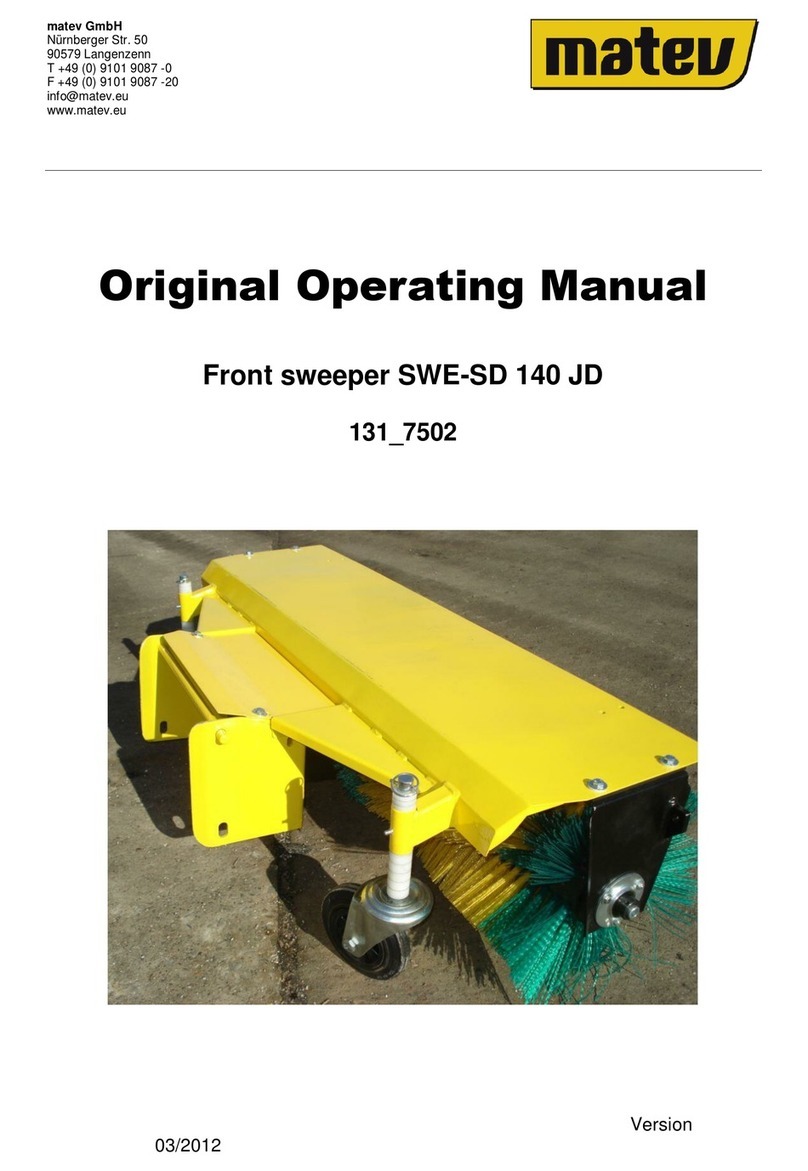 matev SWE-SD 140 JD Original operating manual