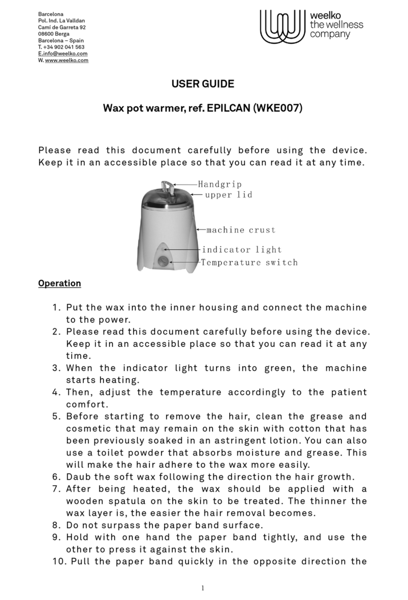 Weelko EPILCAN user guide