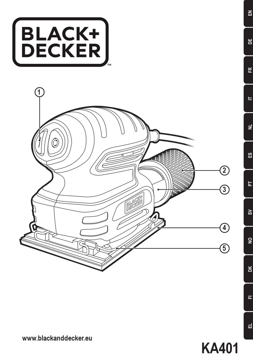 BLACK DECKER KA401 manual