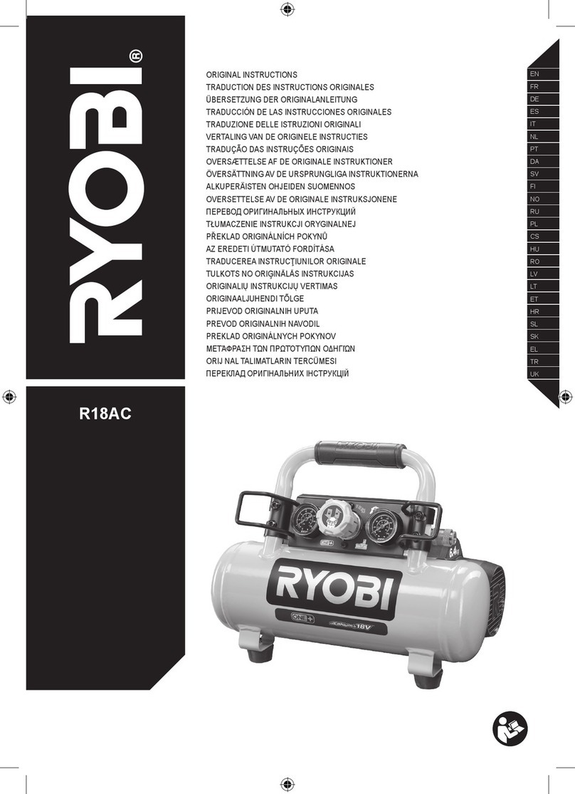 Ryobi R18AC Original instructions Ryobi R18AC Original instructions