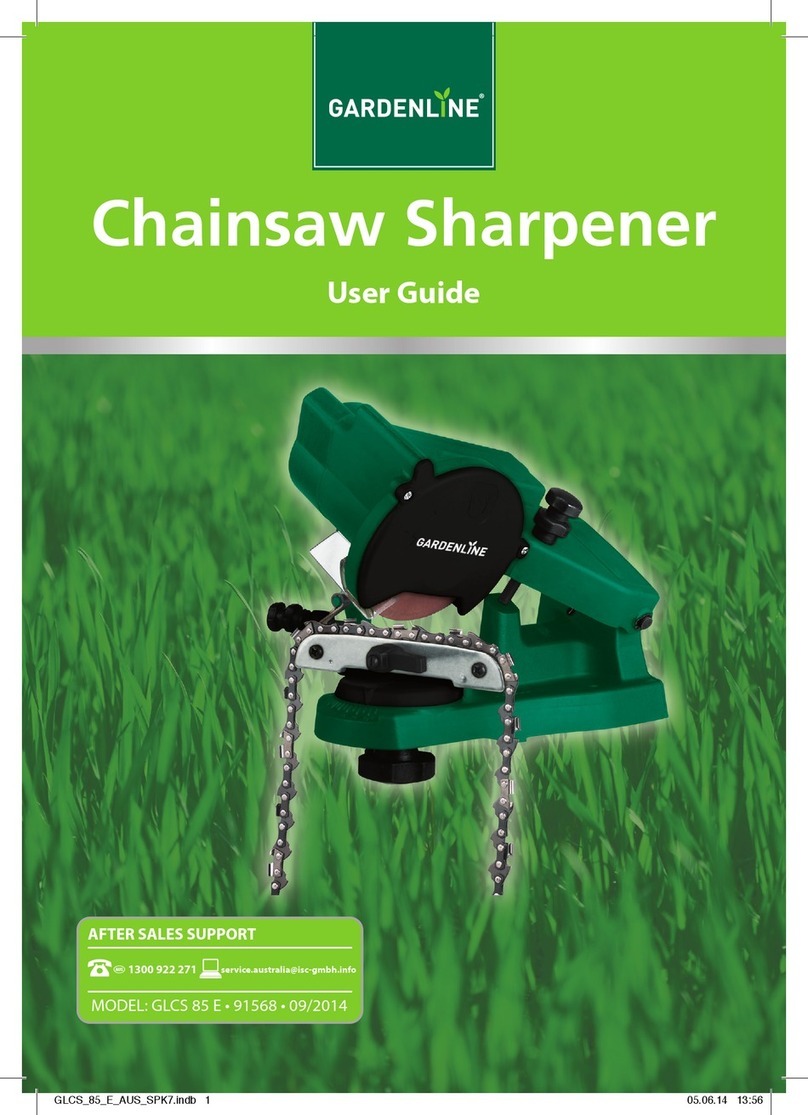 Gardenline GLCS 85 E user guide Gardenline GLCS 85 E user guide