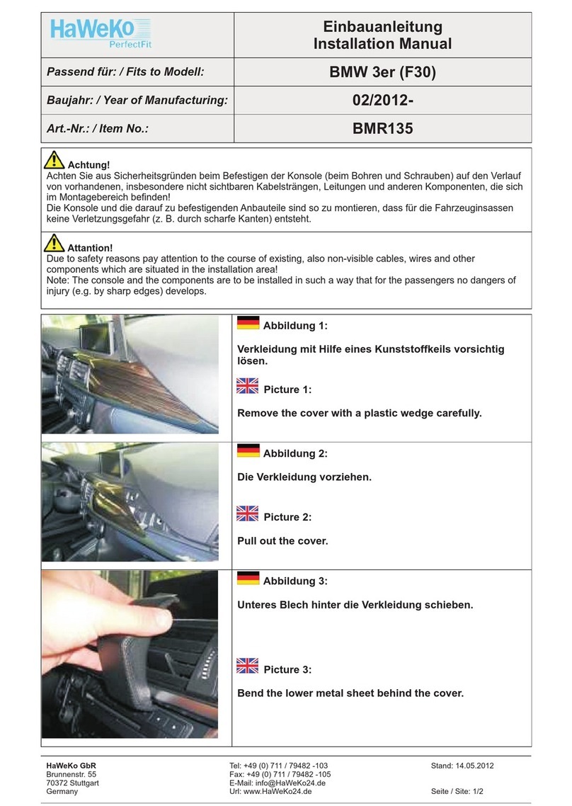 HaWeKo BMR135 installation manual