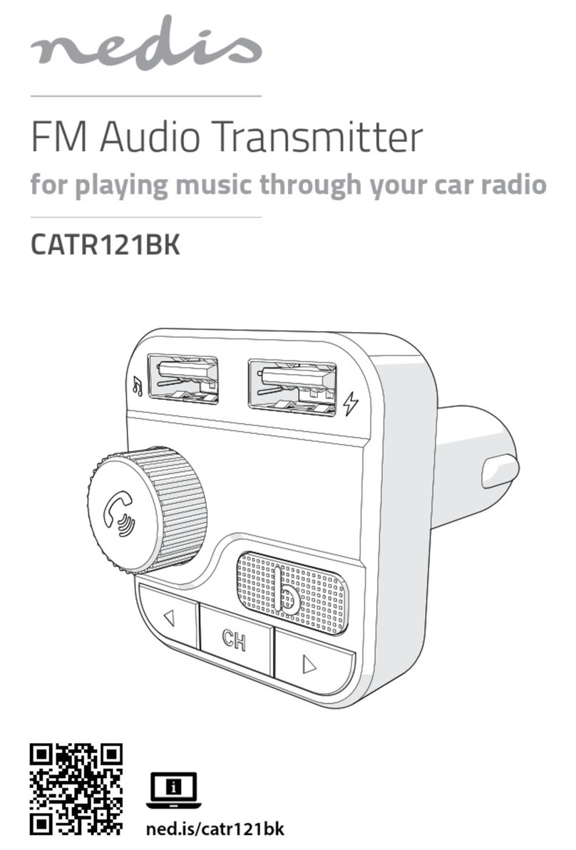 nedis CATR121BK quick start guide