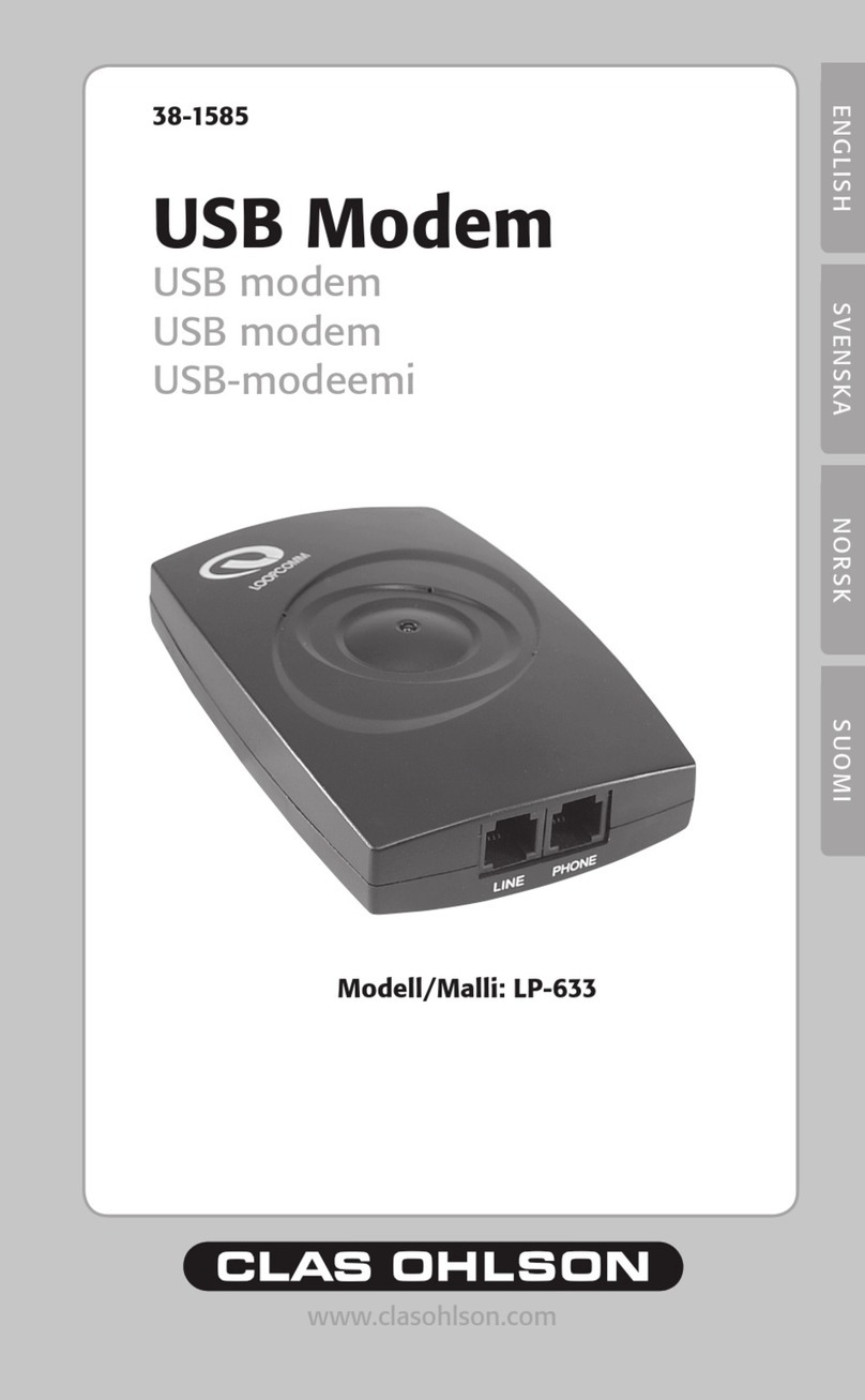 Clas Ohlson LP-633 instruction manual