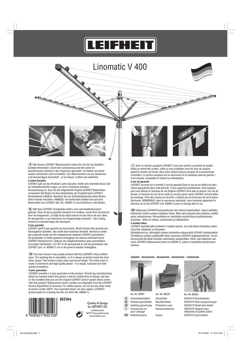 Leifheit Linomatic V 400 User manual