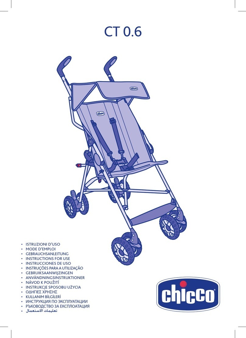 Chicco Ct0.6 - Capri Lightweight Stroller Instructions for use
