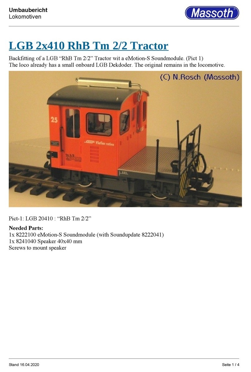 Massoth LGB 20410 quick start guide