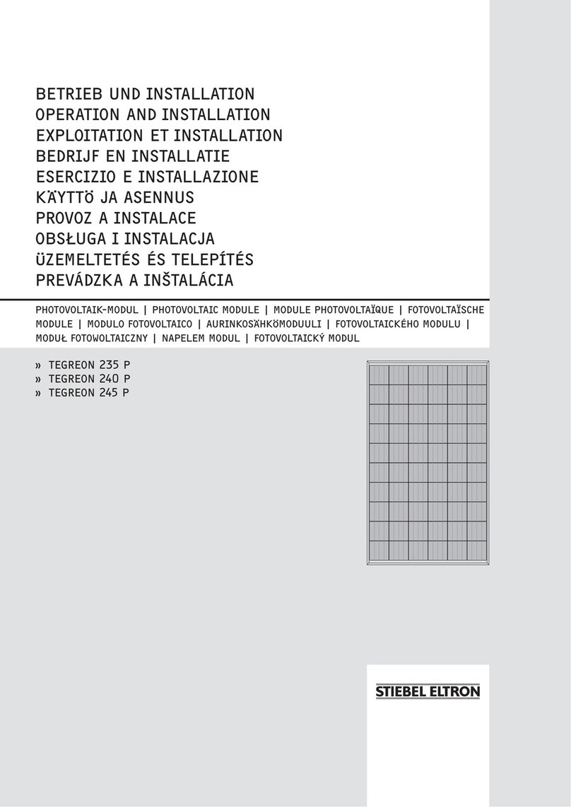 STIEBEL ELTRON TEGREON 235 P Instruction Manual