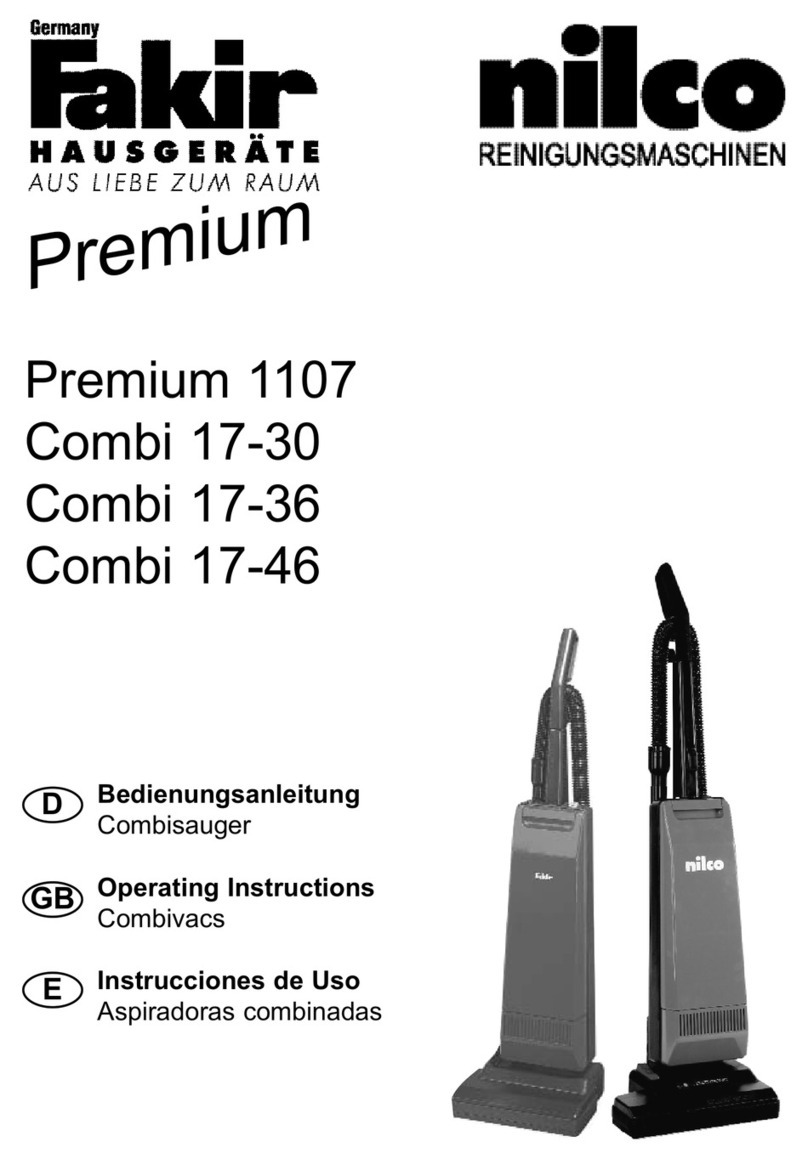 nilco Fakir Premium 1107 operating instructions