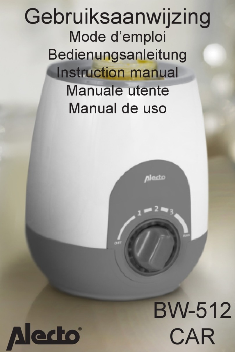 Alecto BW-512 CAR User manual