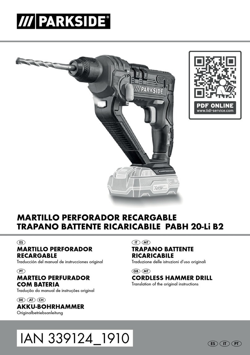 Parkside PABH 20-Li B2 User manual