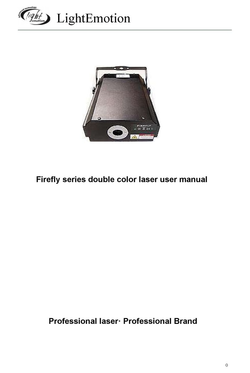 Light Emotion Firefly Series User manual Light Emotion Firefly Series User manual