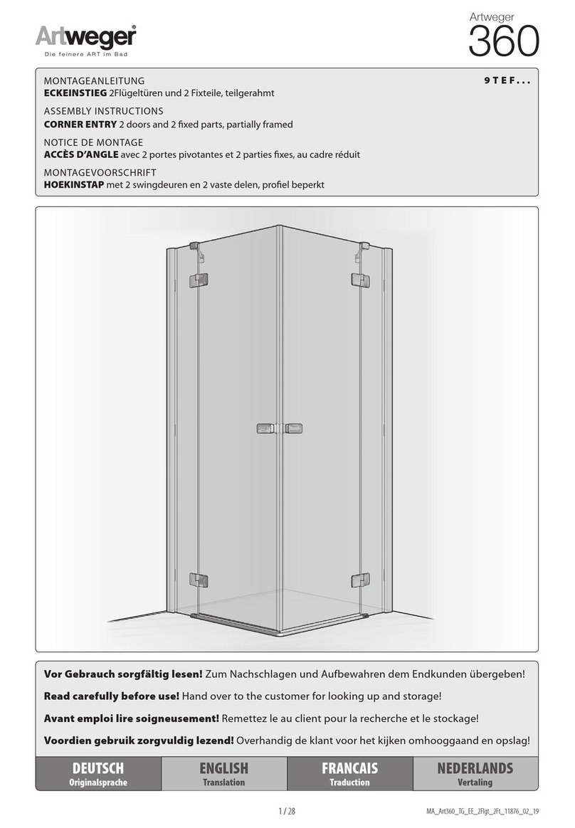 Artweger 360 Assembly instructions