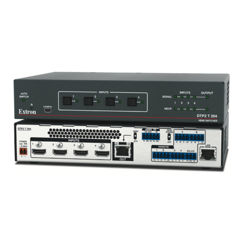 Extron electronics DTP2 T 204 User manual Extron electronics DTP2 T 204 User manual