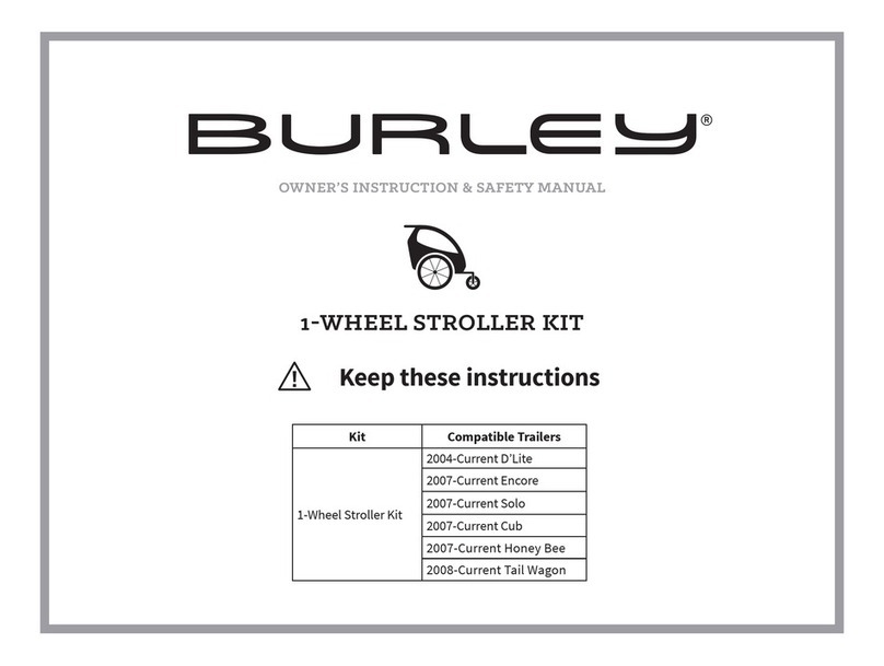 Burley 960047 Owner's instruction & safety manual