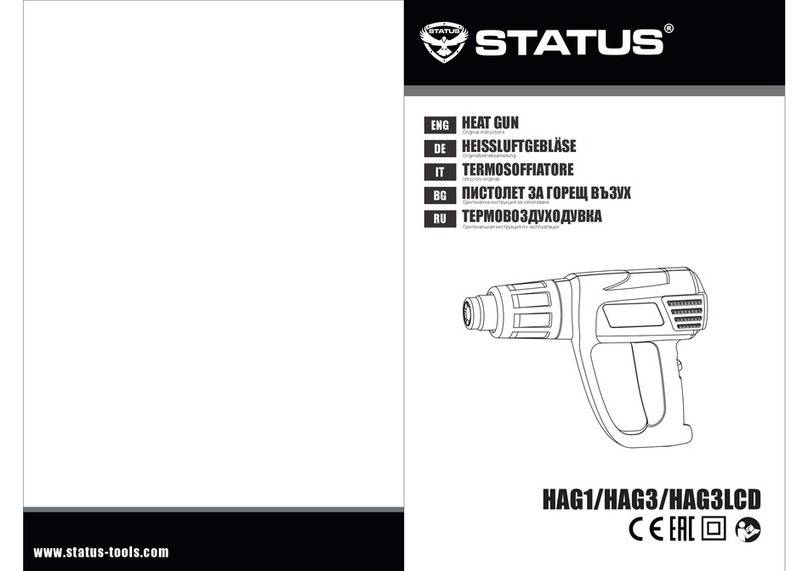 Status HAG1 User manual Status HAG1 User manual