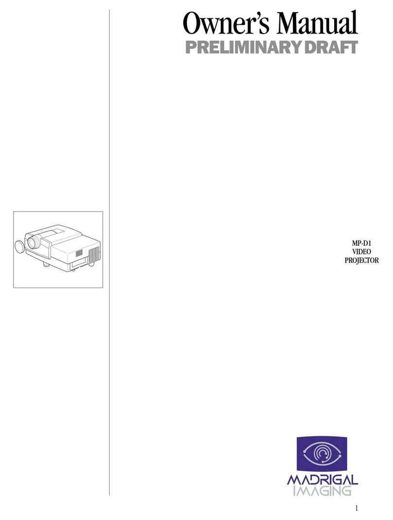 Madrigal Imaging MP-D1 User manual
