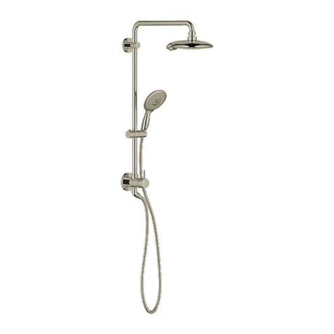 Grohe RETRO-FIT SHOWER SYSTEM 26 190 User manual
