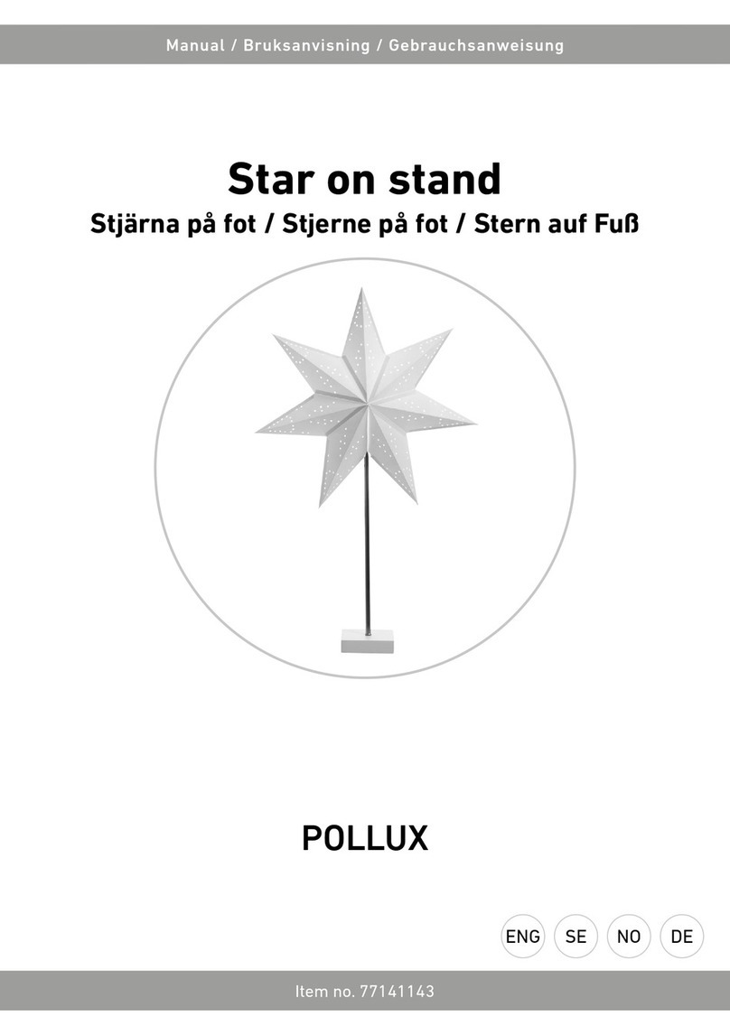 RUSTA Pollux Star on stand manual